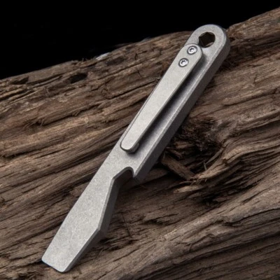 New Titanium Alloy Pocket Pry Bar Crowbar Opener Portable Outdoor EDC Multi Tool - Image 1 of 4