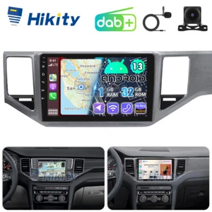 Android Radio Für VW Golf Sportsvan mit DAB+ CarPlay Navi WIFI BT RDS Kamera Mic - Bild 1 von 17