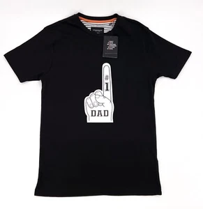 NEW Denim & Flower Ricky Singh Shirt mens Small Black #1 Dad Graphic Tee - Picture 1 of 8
