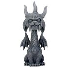 5.5 Inch Medieval Dark Grey Winged Gothic Gargoyle Guardian Gor Gor Figurine