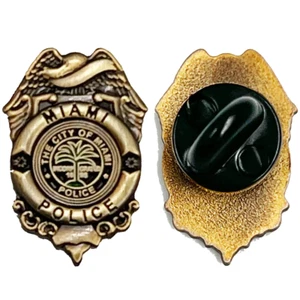 Pin Cloisonné delgada línea azul estrella judía de David policía bandera estadounidense EE. UU. con - Imagen 1 de 4