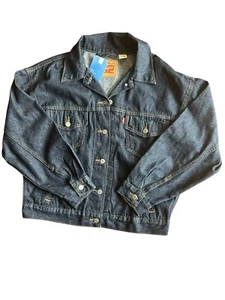 Levi’s Herren Neu Dunkelblau Jeans Denim Trucker Jacke Gr. M - Bild 1 von 7