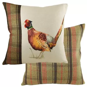 Hunter Stag, Highland cow or Pheasant Cushion Covers by Evans Lichfield - Picture 1 of 5