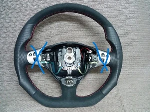 Volante sportivo Alfa Romeo 147 GT GTA GTV NUOVO RIVESTIMENTO PELLE - Foto 1 di 1