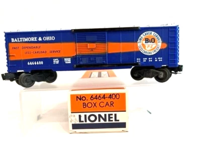 LIONEL6464-400 #3 B&O TIMESAVER Type-4.Var.-G-DARK BLUE LETTERS BLT-no date LK/N - Image 1 of 4