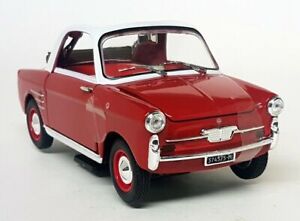 Atlas 1/24 Diecast Car - Autobianchi Transformable 1958 + Display Case