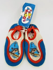 Nuevos zapatos de agua vintage 1997 Looney Tunes diablo de Tasmania bebé talla 4 con etiqueta - Imagen 1 de 7