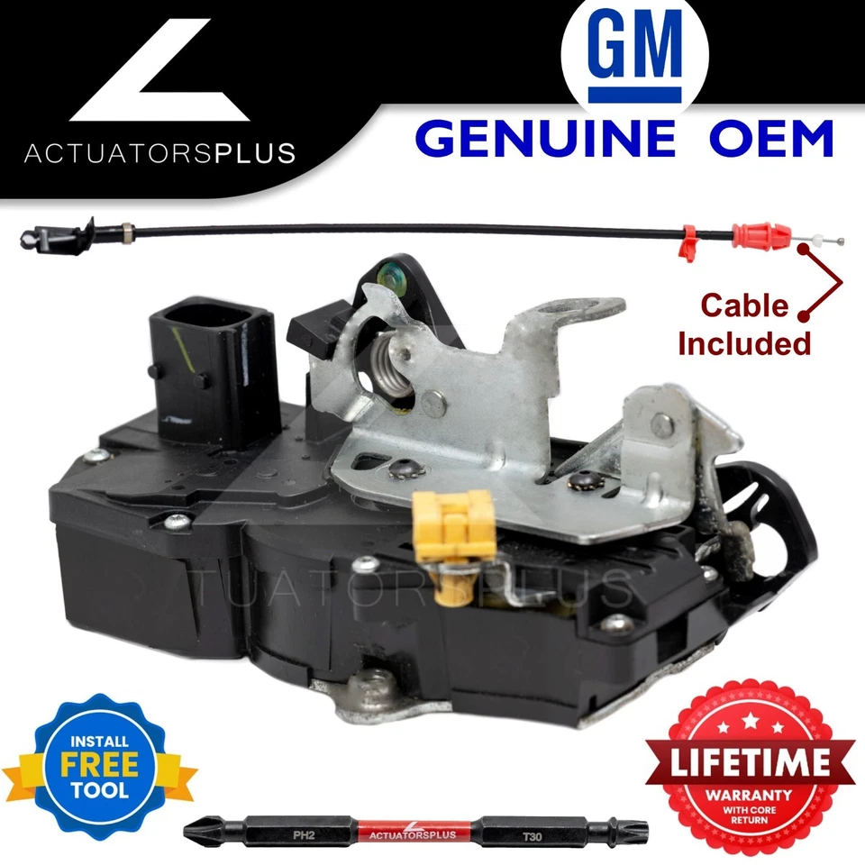 庞蒂亚克 G6 原始设备制造商右前乘客门锁闩锁执行器 2005 - 2010 年终身 — 第 1/4 张图片