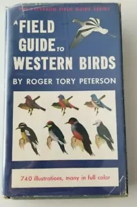 SIGNED Vintage FIELD GUIDE TO WESTERN BIRDS Peterson HD/DJ VG - Picture 1 of 9