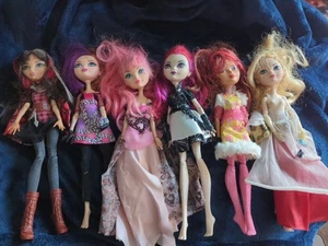 6 Ever After High Dolls - Cupid, Evil Queen, Rosabella, Poppy, Apple, Cerise - Picture 1 of 14