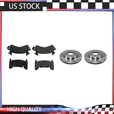 For 1979-1981 Pontiac Firebird Rear Brake Rotors And Metallic Brake Pads - Image 1 of 4