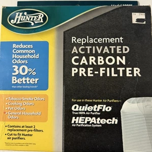 Hunter Replacement Activated Carbon Pre-Filter #30901 - Lot of 2 Boxes - Picture 1 of 6