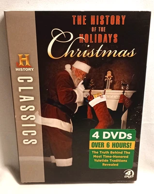 History Channel Classics: History of the Holidays: Christmas 4 DVD Set 6 Hrs New - Image 1 of 4