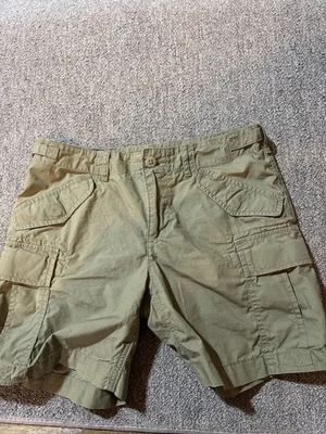 Pantalones Cortos Carga Polo Ralph Lauren Mujer 0 Bolsillos Utilitarios Militares Ajustables Foto 1 de 4
