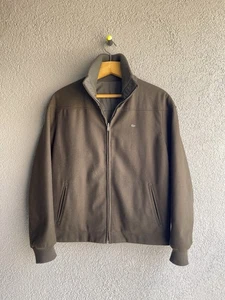 Bombardero de lana Lacoste Vintage 2 en 1 para hombre talla 54/6 color marrón - Imagen 1 de 24