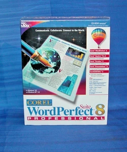 Software de procesamiento de textos Corel Word Perfect Suite 8 versión CD-ROM - Nuevo en caja - Imagen 1 de 4