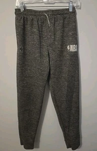 NBA Youth Boys Jogger Sweatpants Size L (14/16) Gray Official Logo Athletic... - Picture 1 of 5