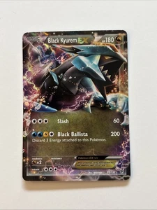 ** 95/135 Negro Kyurem EX Pokemon BW Negro y Blanco Plasma Storm Casi Nuevo  - Imagen 1 de 2