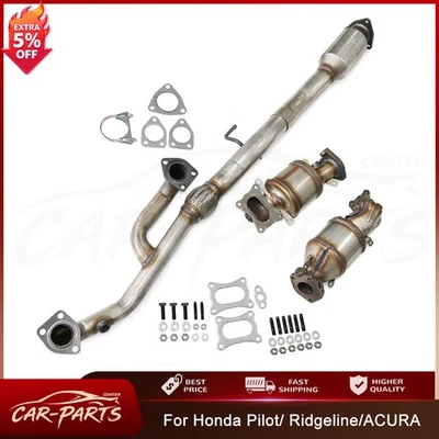 NEW All 3 manifold Catalytic Converter Set For Honda Pilot 3.5L 2016-2019 EPA - Image 1 of 4