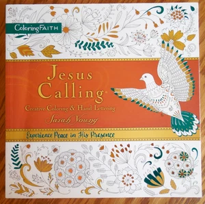 NEW  "Jesus Calling" Creative Coloring & Hand Lettering Book for Adults - Picture 1 of 7