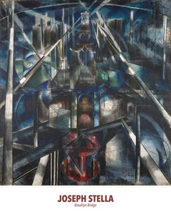 Brooklyn Bridge, 1919-20 by Joseph Stella Art Print Abstract Poster 30x24 - Picture 1 of 1