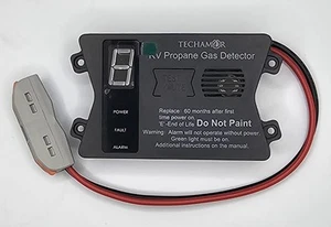 RV Propane Gas Detector, Digital Propane/LP Gas Alarm-12V DC for Motorhome - Picture 1 of 14