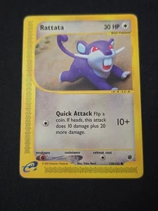 Rattata 128/165 Expedición Base Set Regular WOTC De Colección 2003 Pokemon TCG MP - Imagen 1 de 2