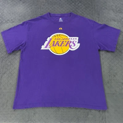 Camisa Kobe Bryant Los Angeles Lakers Majestuosa Púrpura Manga Corta Hombres XL #24 Foto 1 de 4