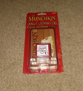2011 Vintage Steve Jackson Games Munchkin Jolly Jumbo D6 Spiel Würfel rot neu - Bild 1 von 4