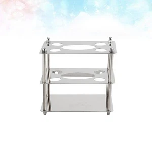  Soporte para cepillo de dientes de acero inoxidable montado en la pared estante de almacenamiento de pasta de dientes acero - Imagen 1 de 11