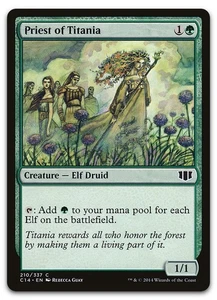 Priest of Titania #210 (NM) Commander 2014 C14 Magic MTG - Picture 1 of 2