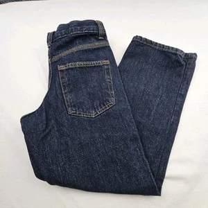 Cat & Jack Little Boys Size 8 Relaxed Straight Blue Jeans Adjustable Waist - Picture 1 of 9