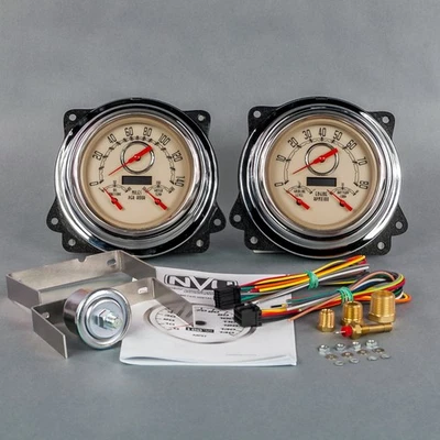 47372 02    New Vintage Usa Gauge Kit  Woodward 3 N 1  Analog  Fuel Level Oil - Image 1 of 3