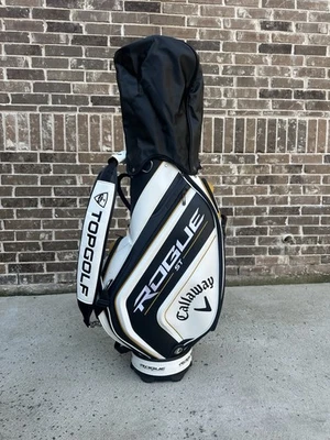 Men's Callaway Rogue ST Mini Staff Bag - White/Black/Gold. - Image 1 of 4
