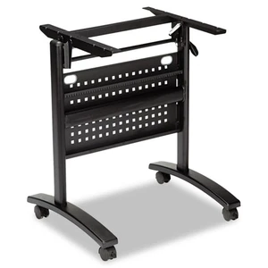 Base de mesa de entrenamiento abatible Alera VA734836BK 28,5w x 19,75d x 28,5h - negra nueva - Imagen 1 de 4