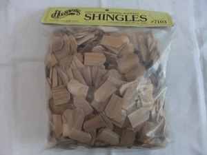 Dolls House Roof Shingles 1000 Wood Roofing Miniature 1:12th Scale by Houseworks - Picture 1 of 4