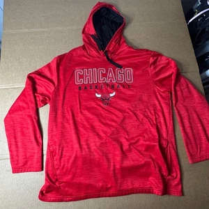 Mens Fanatics Chicago Bulls NBA Basketball Hoodie Pullover Red XL - Picture 1 of 5