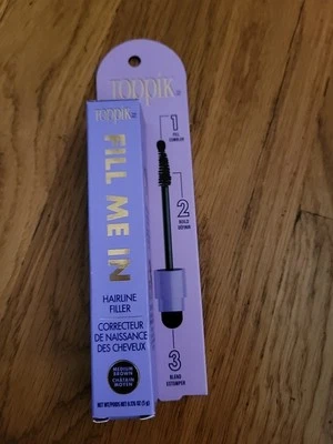 Toppik Fill Me In Hairline Filler Wand, MEDIUM BROWN, 0.176 oz - NEW - Image 1 of 2