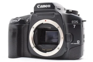 Canon EOS 7 SLR 35mm Film Camera Body Only Black w/ Strap [Exc From JAPAN - Picture 1 of 12