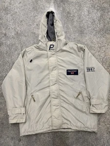 Vintage 90s Polo Sport Hooded Jacket with Zipper Pockets Ralph Lauren - Picture 1 of 14
