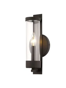Livex Lighting 10141 Castleton 12" Tall Commercial Wall Sconce - Bronze - Picture 1 of 12