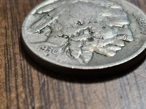 1930 Buffalo Nickel With Lamination Peels On Obverse And Reverse - Error Coin - Picture 1 of 5