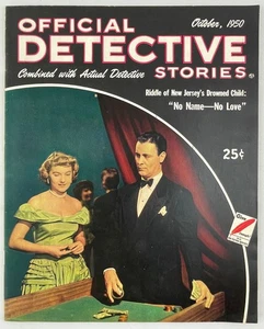Official Detective Stories, October 1950, Vintage True Crime Stories, Pulp - Picture 1 of 5