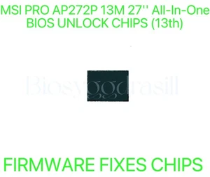 MSI PRO AP272P 13M 27'' Tout-en-un, ADMIN PAS DE MOT DE PASSE MICROLOGICIEL CORRIGE LA PUCE BIOS - Photo 1/1