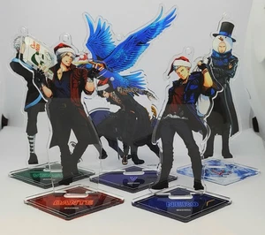 Devil May Cry 5 Dante Vergil Nero V Acrylic Stand Capcom Store Xmas Complete Set - Picture 1 of 8