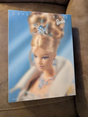 Mattel Crystal Jubilee Barbie NRFB 21923 NEW  1998 MINT Condition - Image 1 of 4