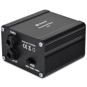 Chord DI-P1 Passive DI Box Converts Instrument Output to Line-Level Signal - Picture 1 of 5