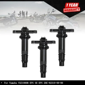 Fit For Yamaha YXZ1000R EPS SE EPS 2HC-82310-00-00 3pcs Ignition Coils - Picture 1 of 12