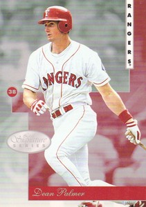 1996 Leaf Signature Baseball #83 Dean Palmer Texas Rangers