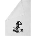 'Mouse & Witch's Hat' Cotton Tea Towel / Dish Cloth (TW00021178)
